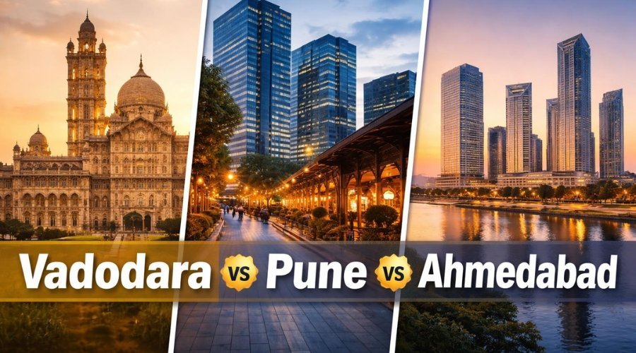 How Does Vadodara Compare to Pune or Ahmedabad for Living?